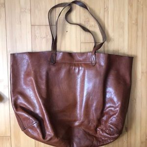 Large Leather Madewell Tote